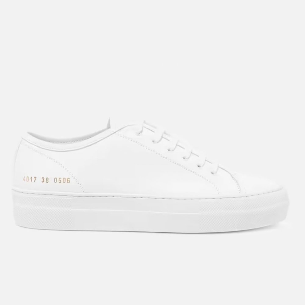 *NWT - COMMON PROJECTS - Tournament leather sneakers - White - SZ 40